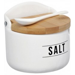 Saleiro 290ml De Porcelana Manhattan Branco
